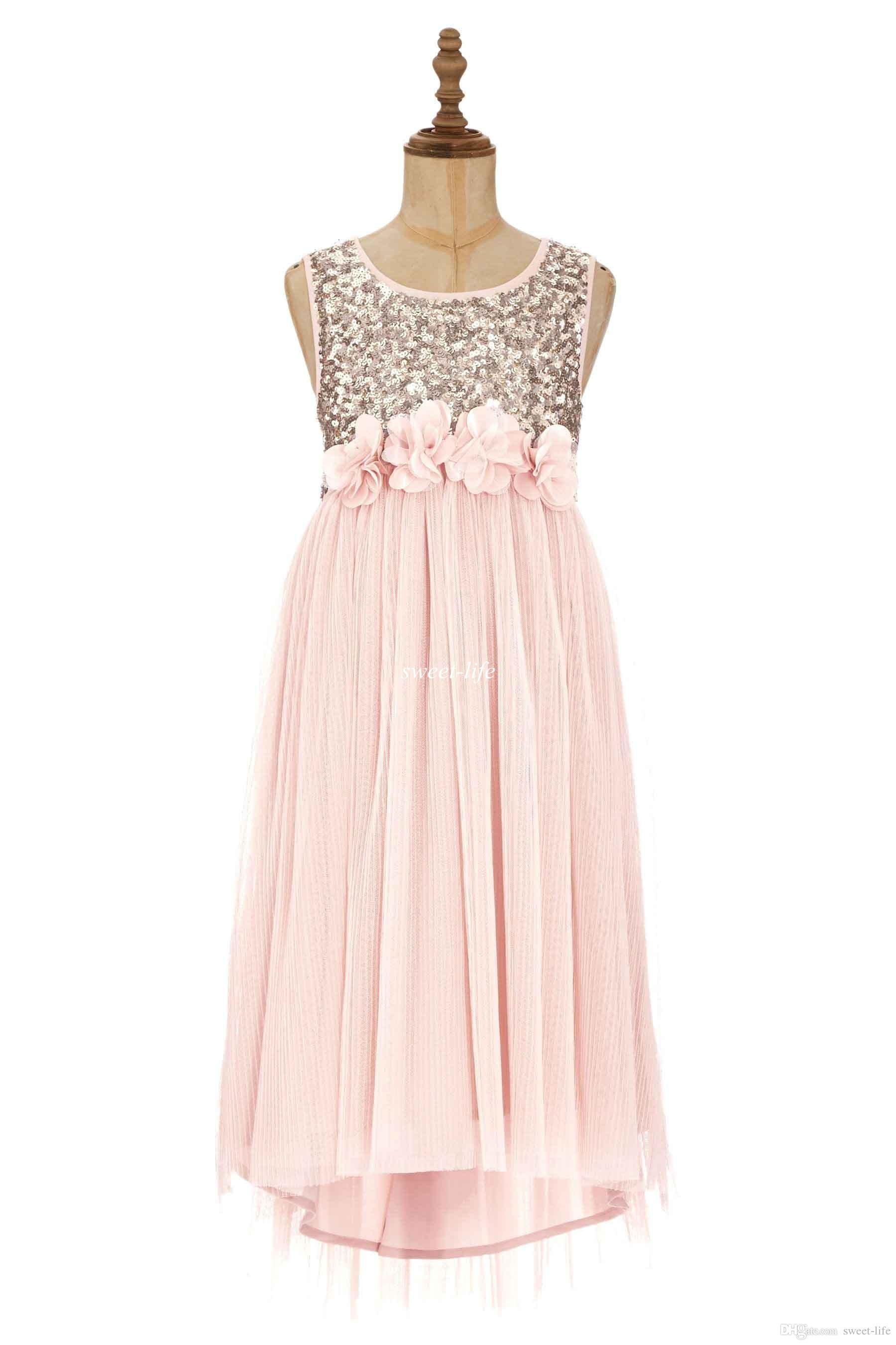 blush flower girl dresses uk